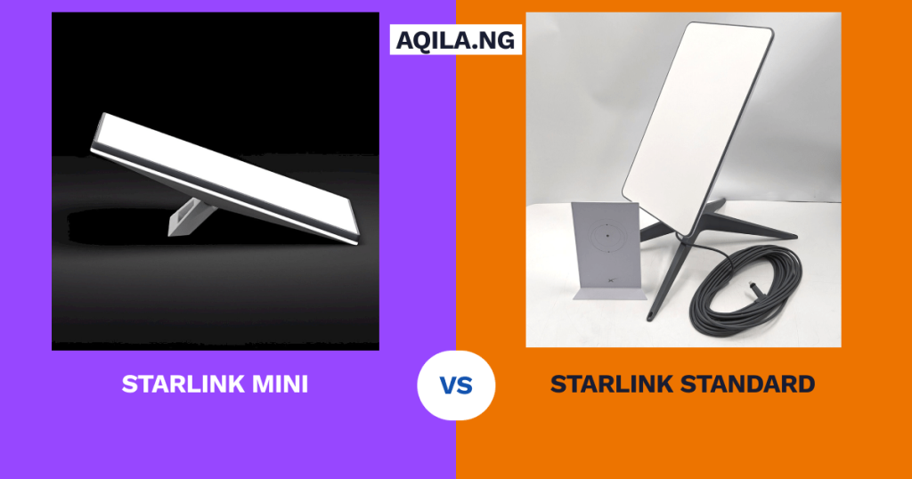Starlink Mini VS. Starlink Standard Aqila