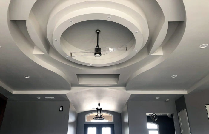 double radius ceiling living room 1