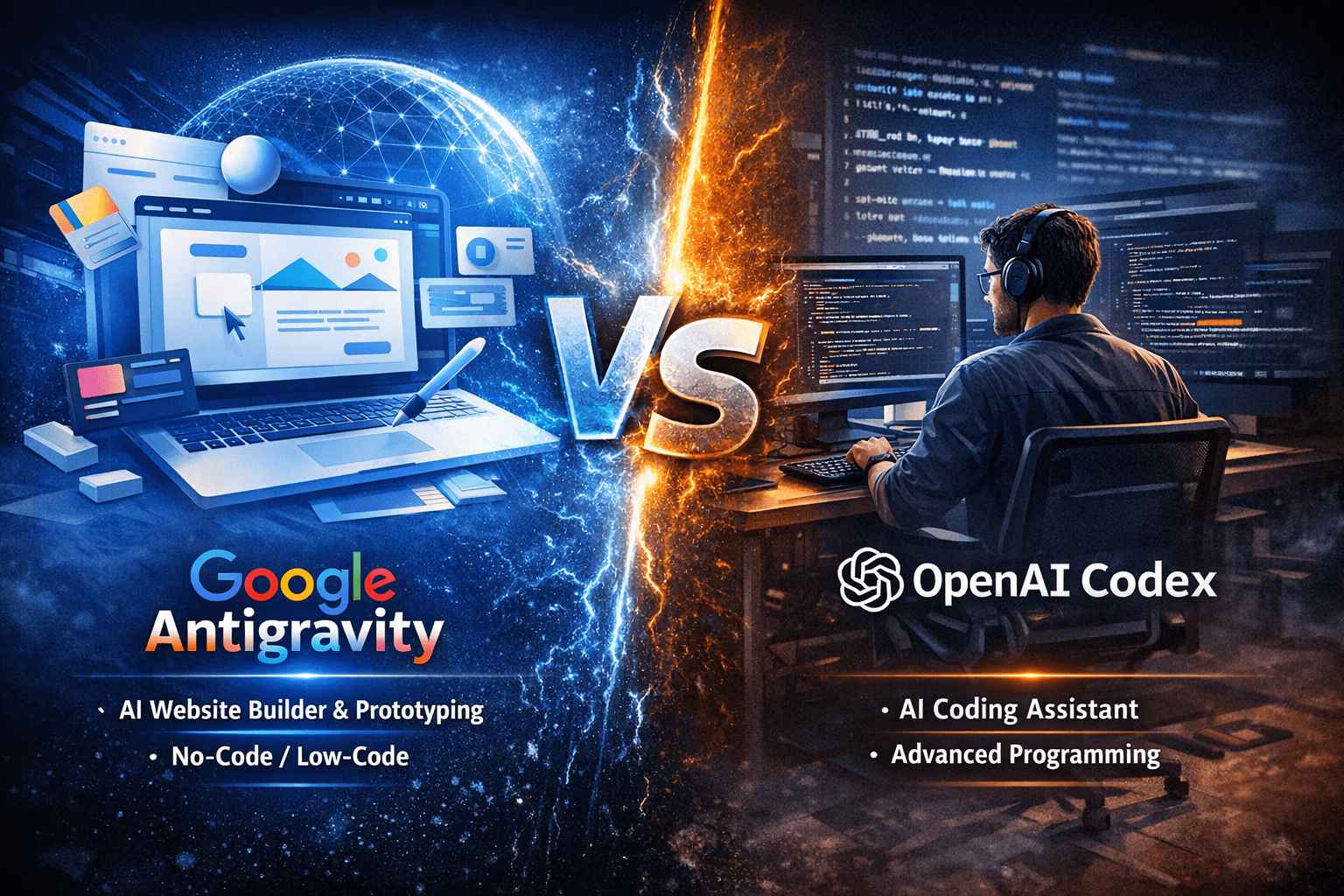 Google Antigravity vs. OpenAI Codex: Everything You Should Know (Features, Pricing & More) 1 Google Antigravity vs. OpenAI Codex